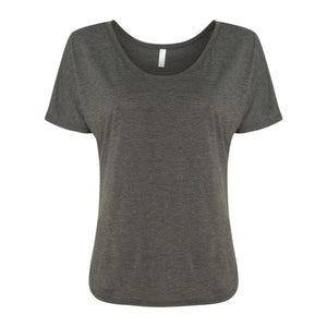 8816 BELLA + CANVAS Women’s Slouchy Tee Dark Grey Heather