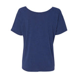 8816 BELLA + CANVAS Women’s Slouchy Tee Navy Triblend