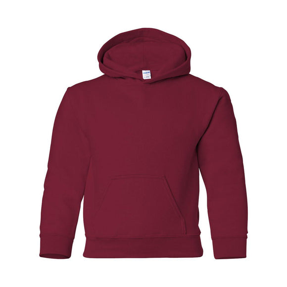 18500B Gildan Heavy Blend™ Youth Hooded Sweatshirt Cardinal Red