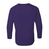 5400B Gildan Heavy Cotton™ Youth Long Sleeve T-Shirt Purple