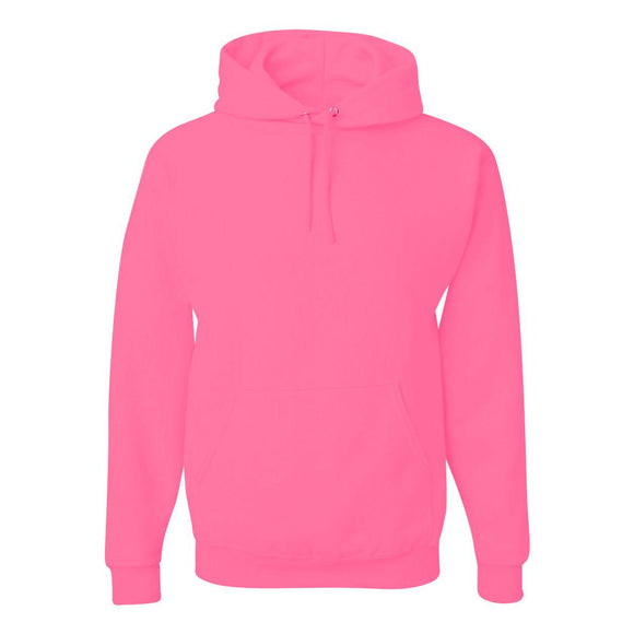 996MR JERZEES NuBlend® Hooded Sweatshirt Neon Pink