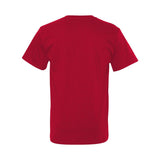 39VR Fruit of the Loom HD Cotton V-Neck T-Shirt True Red