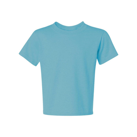 29BR JERZEES Dri-Power® Youth 50/50 T-Shirt Aquatic Blue