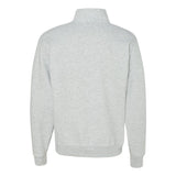 995MR JERZEES Nublend® Cadet Collar Quarter-Zip Sweatshirt Ash