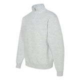 995MR JERZEES Nublend® Cadet Collar Quarter-Zip Sweatshirt Ash