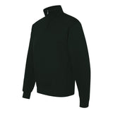 995MR JERZEES Nublend® Cadet Collar Quarter-Zip Sweatshirt Black