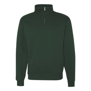 995MR JERZEES Nublend® Cadet Collar Quarter-Zip Sweatshirt Forest Green