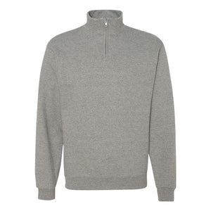 995MR JERZEES Nublend® Cadet Collar Quarter-Zip Sweatshirt Oxford