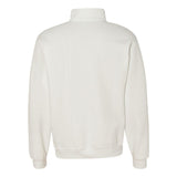 995MR JERZEES Nublend® Cadet Collar Quarter-Zip Sweatshirt White