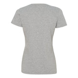 L39VR Fruit of the Loom HD Cotton Women's V-Neck T-Shirt Athletic Heather