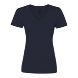 L39VR Fruit of the Loom HD Cotton Women's V-Neck T-Shirt J. Navy