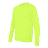 21MLR JERZEES Dri-Power® Performance Long Sleeve T-Shirt Safety Green