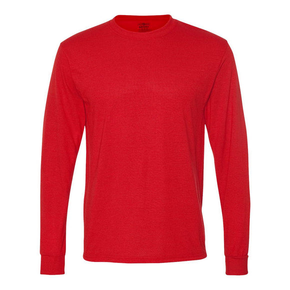 21MLR JERZEES Dri-Power® Performance Long Sleeve T-Shirt True Red