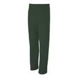 974MPR JERZEES NuBlend® Open-Bottom Sweatpants with Pockets Forest Green