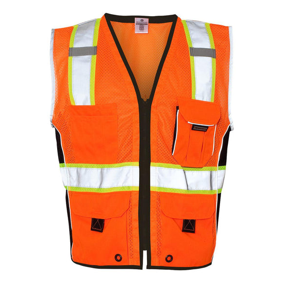 1513-1514 Kishigo Premium Black Series® Heavy Duty Vest Orange