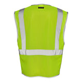 1505-1506 Kishigo Premium Brilliant Series® Economy Breakaway Vest Lime