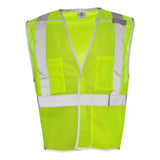 1505-1506 Kishigo Premium Brilliant Series® Economy Breakaway Vest Lime