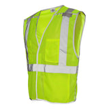 1505-1506 Kishigo Premium Brilliant Series® Economy Breakaway Vest Lime