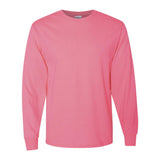 29LSR JERZEES Dri-Power® Long Sleeve 50/50 T-Shirt Neon Pink