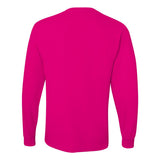 29LSR JERZEES Dri-Power® Long Sleeve 50/50 T-Shirt Cyber Pink