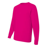 29LSR JERZEES Dri-Power® Long Sleeve 50/50 T-Shirt Cyber Pink