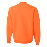 4662MR JERZEES Super Sweats NuBlend® Crewneck Sweatshirt Safety Orange