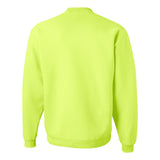 4662MR JERZEES Super Sweats NuBlend® Crewneck Sweatshirt Safety Green