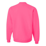 562MR JERZEES NuBlend® Crewneck Sweatshirt Neon Pink