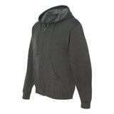 993MR JERZEES NuBlend® Full-Zip Hooded Sweatshirt Black Heather