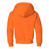 996YR JERZEES NuBlend® Youth Hooded Sweatshirt Safety Orange