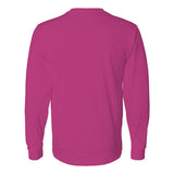 4930R Fruit of the Loom HD Cotton Long Sleeve T-Shirt Cyber Pink