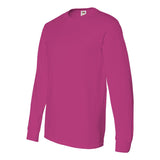 4930R Fruit of the Loom HD Cotton Long Sleeve T-Shirt Cyber Pink