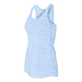 8800 BELLA + CANVAS Women's Flowy Racerback Tank Blue Marble