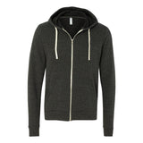 3909 BELLA + CANVAS Triblend Sponge Fleece Full-Zip Hoodie Charcoal Black Triblend