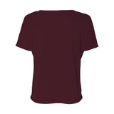 8815 BELLA + CANVAS Women’s Slouchy V-Neck Tee Maroon