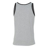 3480 BELLA + CANVAS Jersey Tank Athletic Heather/ Black