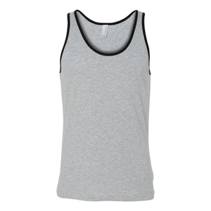 3480 BELLA + CANVAS Jersey Tank Athletic Heather/ Black