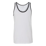 3480 BELLA + CANVAS Jersey Tank White/ Black