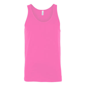 3480 BELLA + CANVAS Jersey Tank Neon Pink