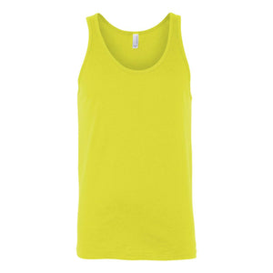 3480 BELLA + CANVAS Jersey Tank Neon Yellow