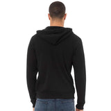 3739 BELLA + CANVAS Sponge Fleece Full-Zip Hoodie Black