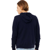 3739 BELLA + CANVAS Sponge Fleece Full-Zip Hoodie Navy