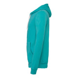 3739 BELLA + CANVAS Sponge Fleece Full-Zip Hoodie Teal