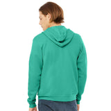 3739 BELLA + CANVAS Sponge Fleece Full-Zip Hoodie Teal