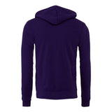 3739 BELLA + CANVAS Sponge Fleece Full-Zip Hoodie Team Purple