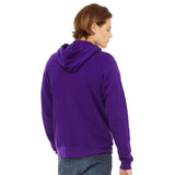 3739 BELLA + CANVAS Sponge Fleece Full-Zip Hoodie Team Purple