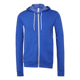 3739 BELLA + CANVAS Sponge Fleece Full-Zip Hoodie True Royal