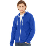 3739 BELLA + CANVAS Sponge Fleece Full-Zip Hoodie True Royal