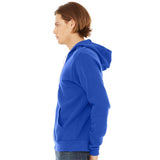 3739 BELLA + CANVAS Sponge Fleece Full-Zip Hoodie True Royal