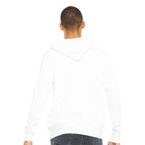 3739 BELLA + CANVAS Sponge Fleece Full-Zip Hoodie White